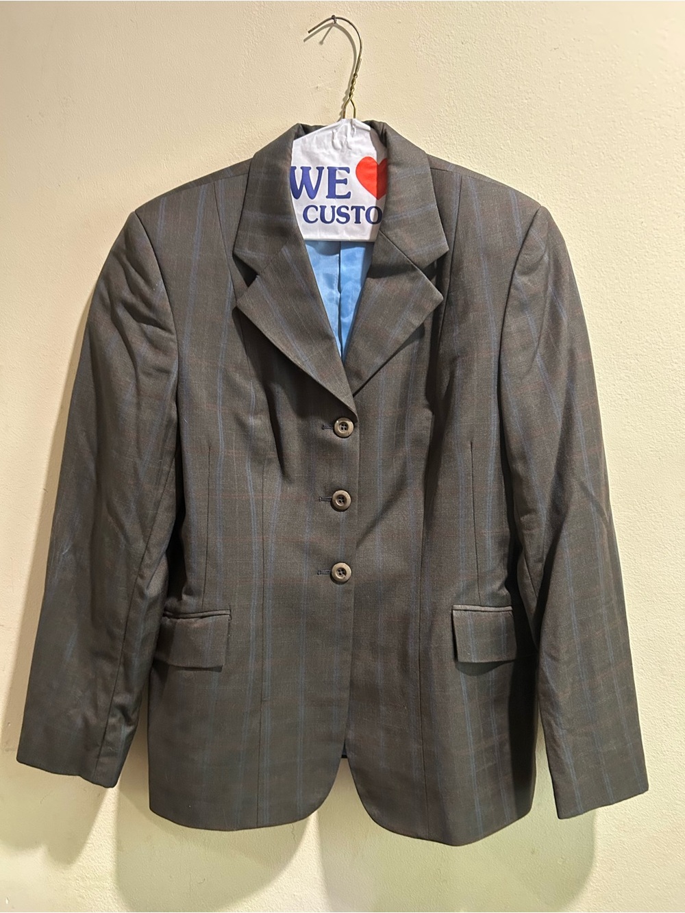 GRAND PRIX Equestrian Show Jacket • 100% Wool • Size 14 R Slim